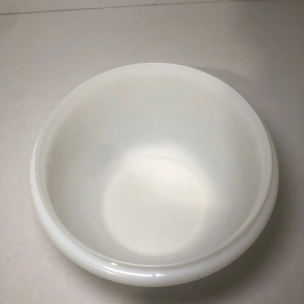 Vintage Tupperware 271-9 Mixing Bowl Sheer White Sheer Lid 228-26 Tab X